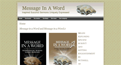 Desktop Screenshot of messageinaword.com